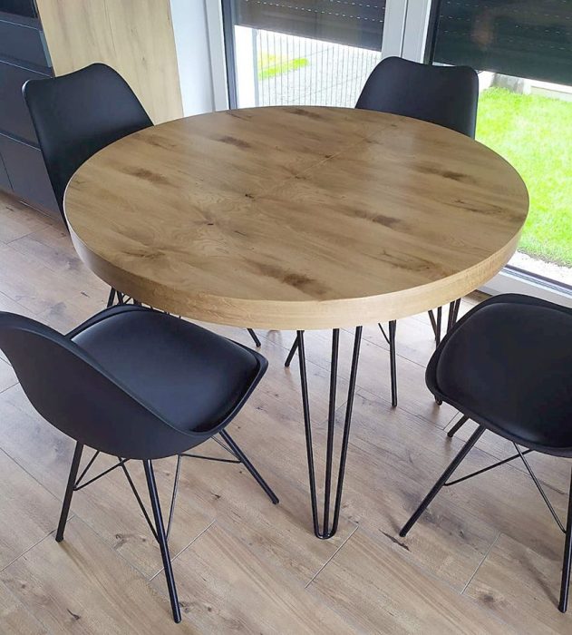 Stół okrągły Ideal Form, Model 101 – realizacja u klienta