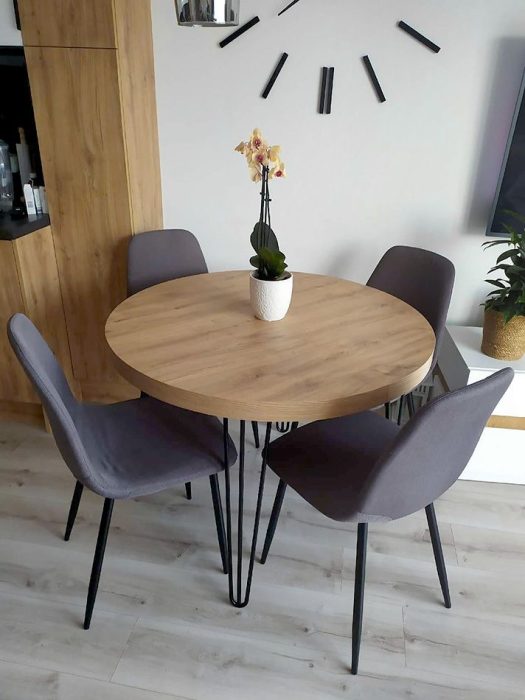 Stół okrągły Ideal Form, Model 101 – realizacja u klienta